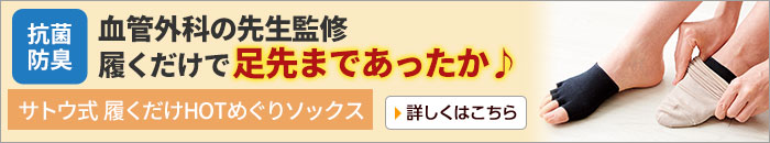 サトウ式 履くだけHOTめぐりソックス