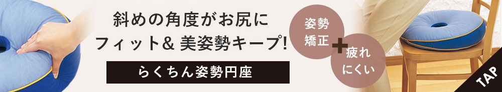 らくちん姿勢円座クッション