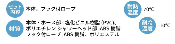 小さく保存！ストッパー付シャワーバッグ: