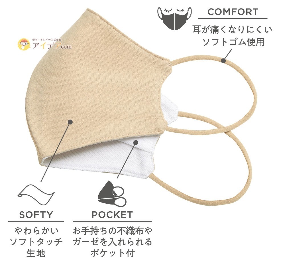 COOL PASTEL MASK:SOFTY COMFORT POCKET