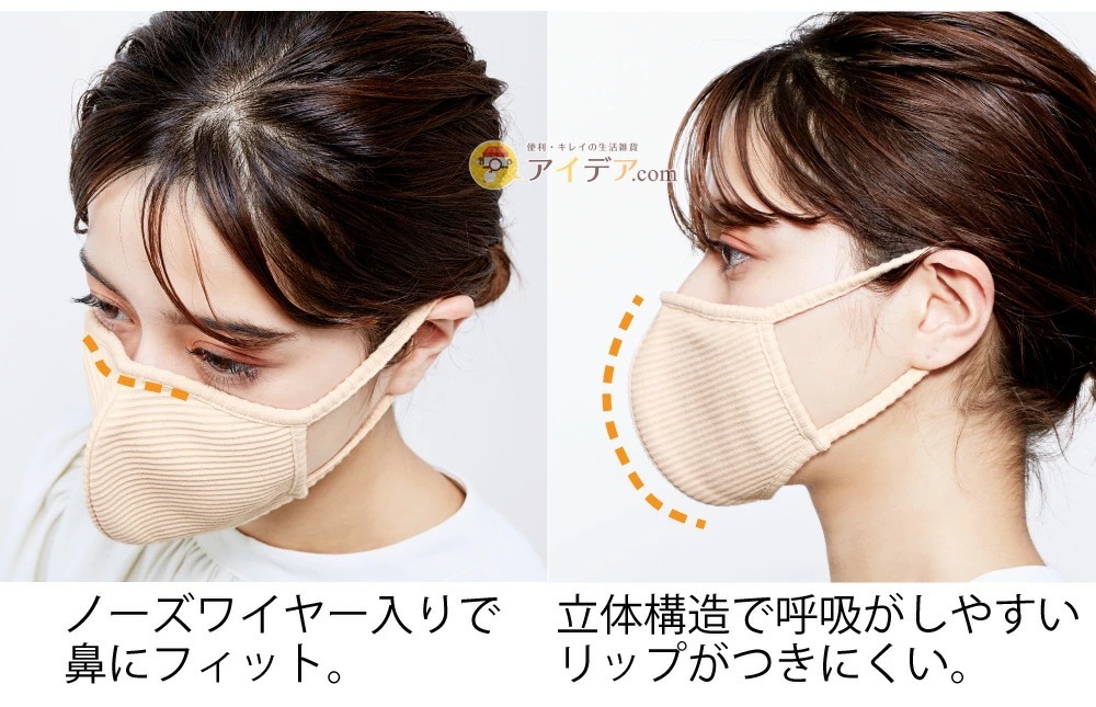 GOOD STYLING MASK:UVカット効果 立体構造 ポケット付き