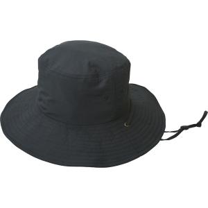 帽子 レディース ハット UVカット 紫外線対策 撥水 ストッパー付 とびにくい洗えるサファリハット...