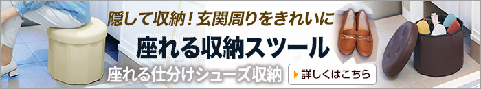 座れる仕分けシューズ収納