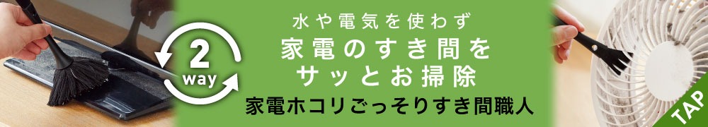 家電ホコリごっそりすき間職人