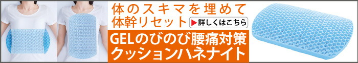 GELのびのび腰痛対策クッションハネナイトブラウン