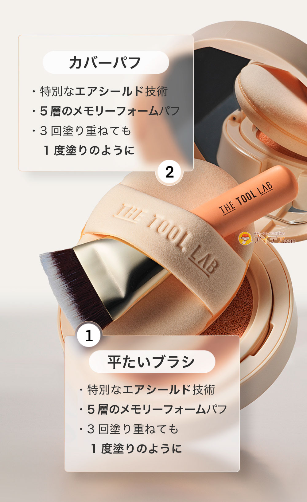 COGIT（コジット） ザツールラボ THE TOOL LAB 超密着カバーデュオ