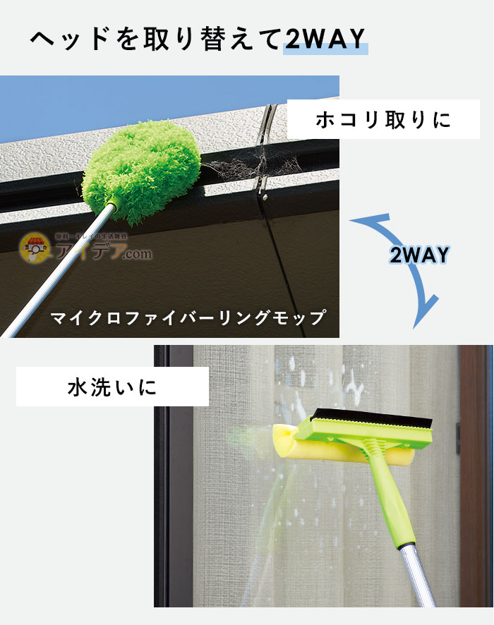 ヘッドを取り替えて2WAY