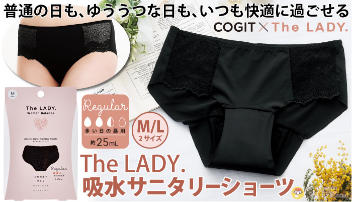 The LADY.吸水サニタリーショーツ Regular[コジット]