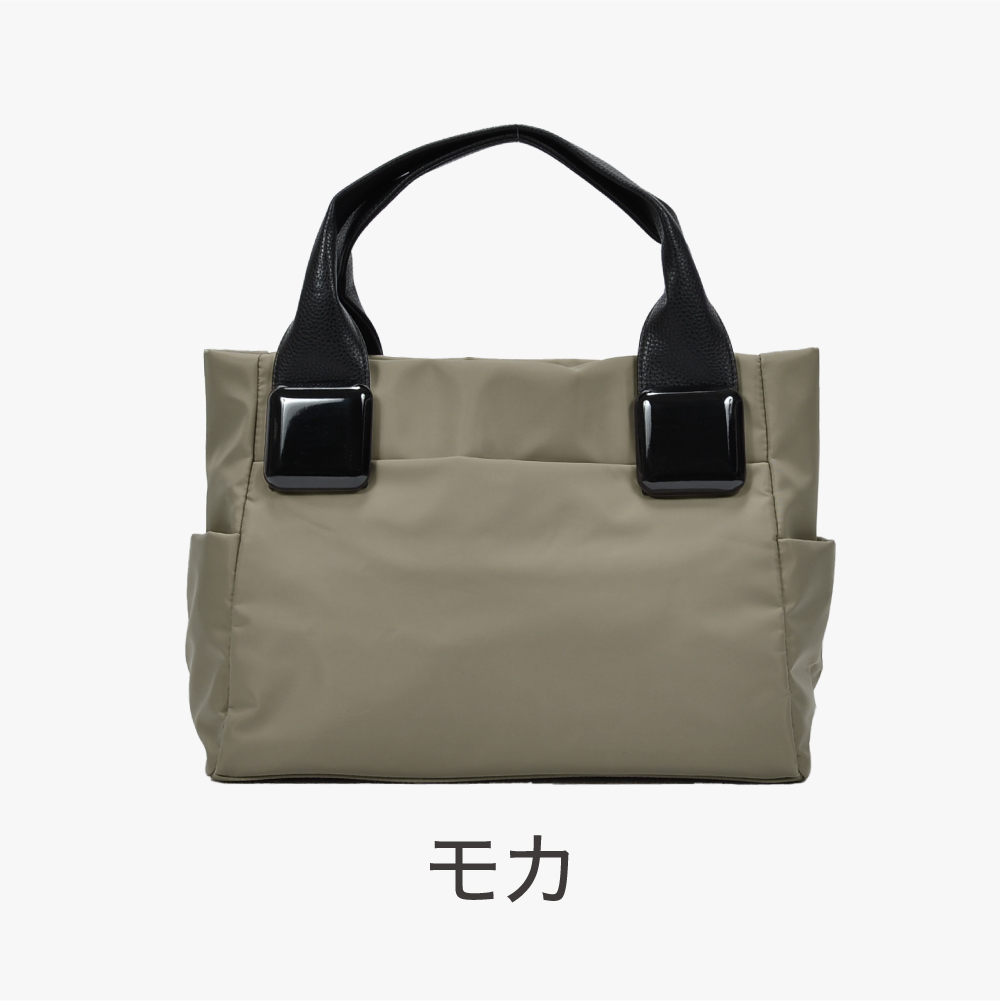 familiar 黒 ナイロントートバッグ リカリカ】ナイロン トートバッグ L 2WAY（商品番号：P25-39411