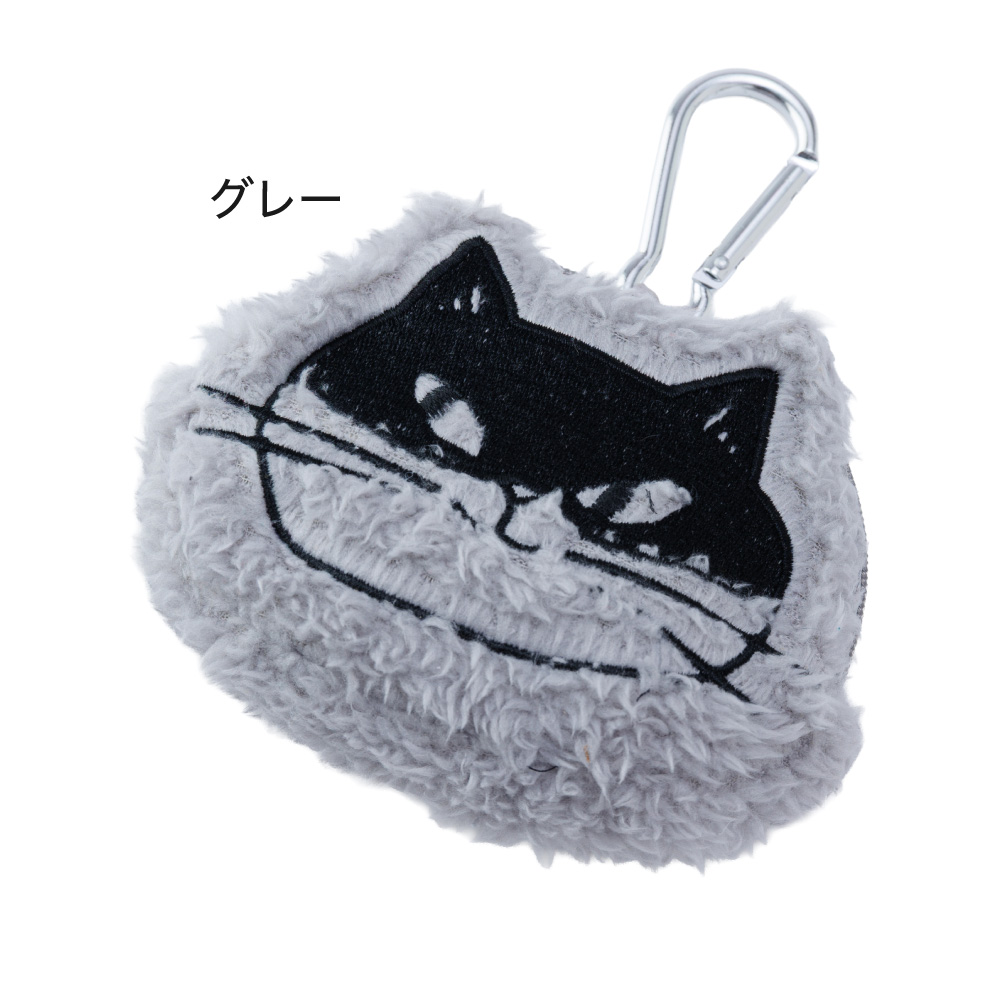 猫フェイスポーチ fikalycka ねこ 猫顔 ねこポーチ かわいい 猫好き