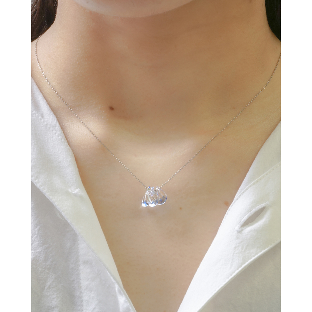 ネックレス ネモフィラ ハリオ  hario ガラス アクセサリー ギフト ジュエリー レディース 色ガラス HAG-NM-N-NFの画像