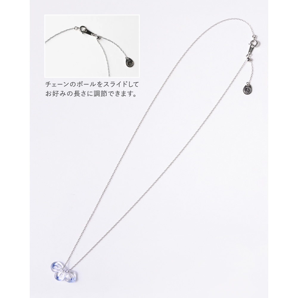 ネックレス ネモフィラ ハリオ  hario ガラス アクセサリー ギフト ジュエリー レディース 色ガラス HAG-NM-N-NFの画像