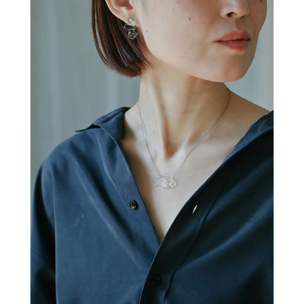 ネックレス ウスライ 母の日ラッピング対象 ハリオ hario ガラス アクセサリー ギフト ジュエリー レディース HAA-US-N-NF