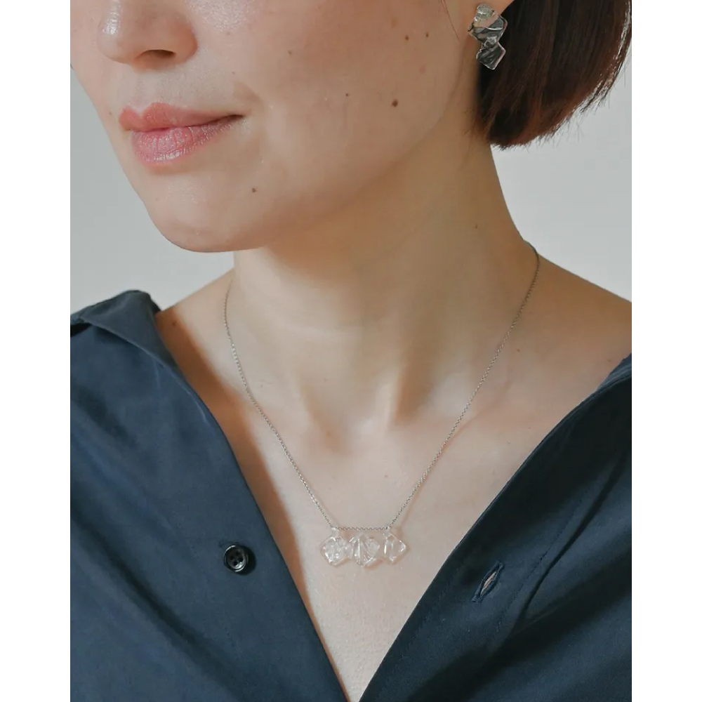 ネックレス ウスライ 母の日ラッピング対象 ハリオ hario ガラス アクセサリー ギフト ジュエリー レディース HAA-US-N-NF