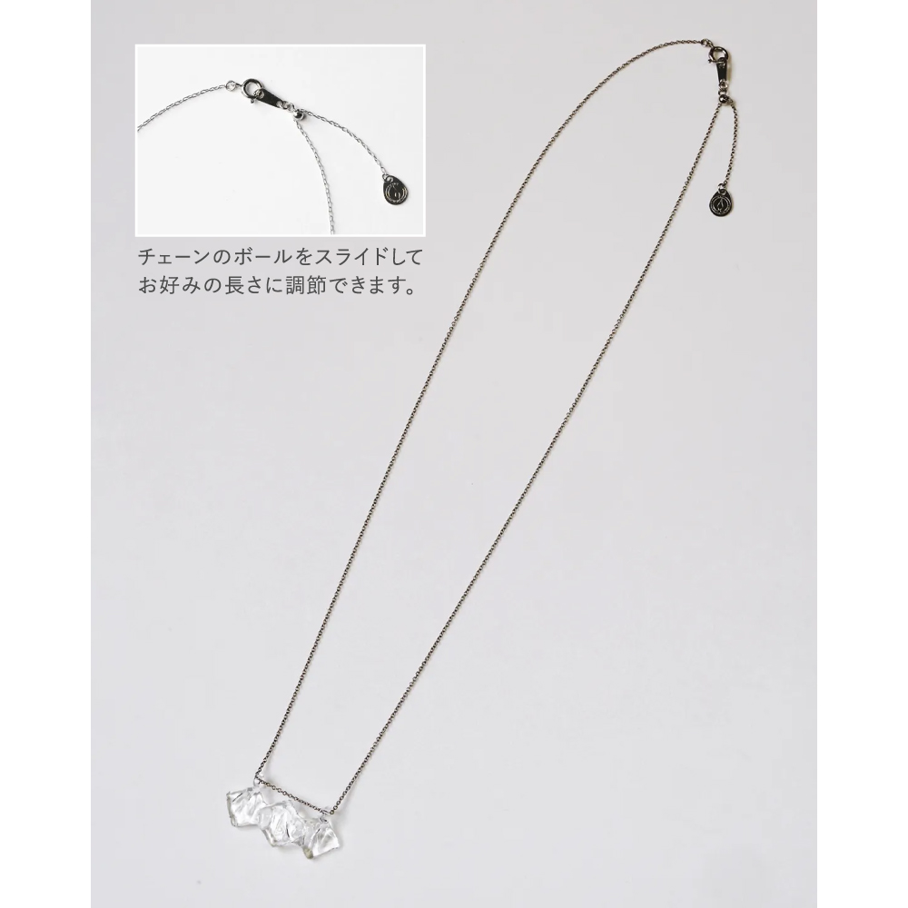 ネックレス ウスライ 母の日ラッピング対象 ハリオ hario ガラス アクセサリー ギフト ジュエリー レディース HAA-US-N-NF