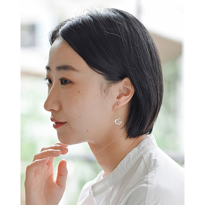 ファイナルファンタジーXIV×HARIO ピアス　と　ネックレス　セット 受注期間4／16～5／15】【9月上旬以降届け】再販 FF