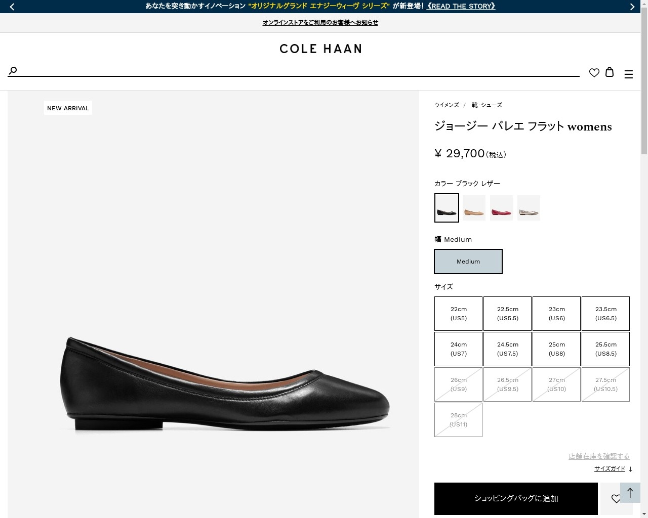 COLE HAAN（コールハーン） レディース シューズ バレエ & フラット