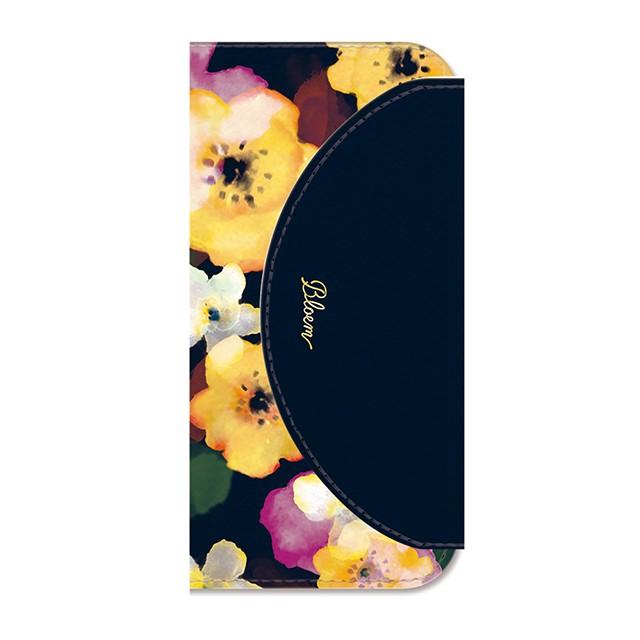 スマホケース iPhoneX/XS bloem 手帳型 ケース 大人 女子 かわいい 花柄 エレガント カード収納 鏡付き ミラー スライド式｜collaborn-plus｜02