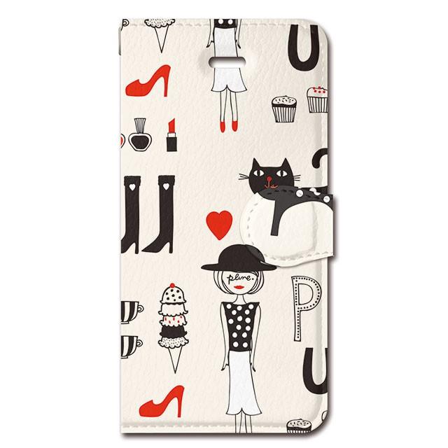 スマホケース iPhoneSE(第1世代)/5s/5 Plune 手帳型 ケース カード収納 かわいい 花柄 北欧 ピンク カラフル 猫 ねこ ネコ 動物｜collaborn-plus｜14
