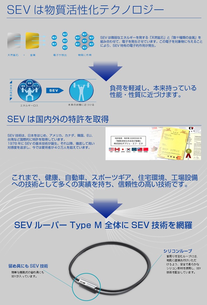 SEV シーカー Model Ti SEV Seeker セブ ボディ ネックレス その他健康