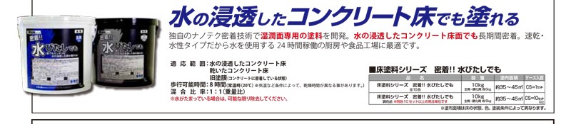 染めQテクノロジィ 密着！！コンクリには ライトグレー 10Kgセット