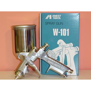 アネスト岩田 W-50-124BPG 美粧スプレーガン 青 重力式 （本体のみ