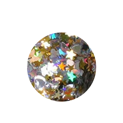 ネイル ホログラム ミックス カラフル 丸ホログラム バタフライ 月 星  