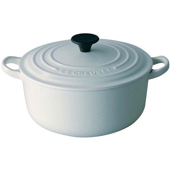 ル・クルーゼ ココット・ロンド 18cm ホワイト 両手鍋 ホーロー Le Creuset（ル・クルーゼ） 両手鍋 ココット・ロンド 18cm 1.8L IH
