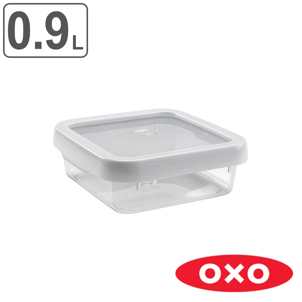 OXO オクソー ロックトップコンテナ 0.9L M スクエア