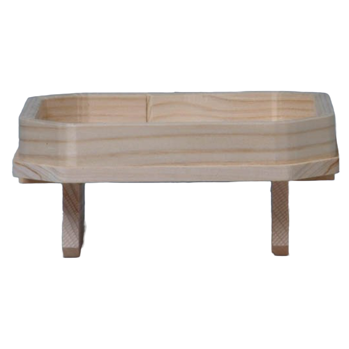 神具 三宝 5号 白木 足付 （ 三方 5寸 さんぽう 鏡餅台 お供え お供え