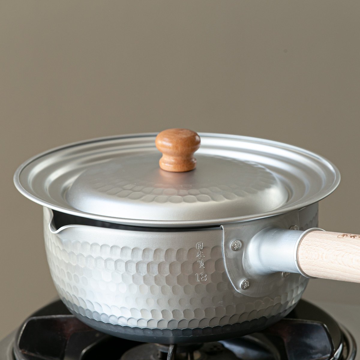 雪平鍋用兼用蓋 16cm 18cm 20cm 和の職人 （ 行平鍋 日本製 アルミ