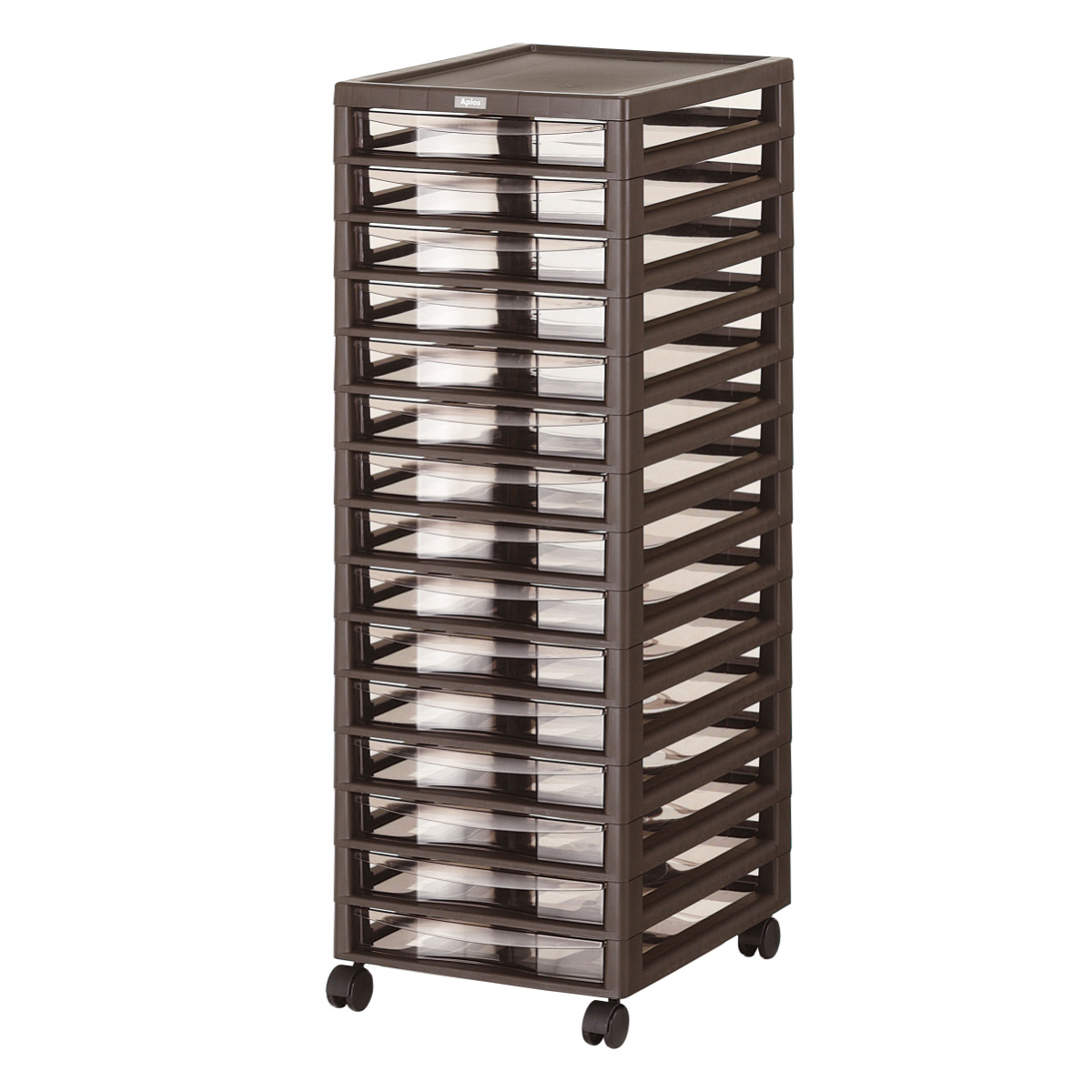 書類ケース フロアケース アプロス B4 浅型 15段 幅32.3×奥行40.6×高さ