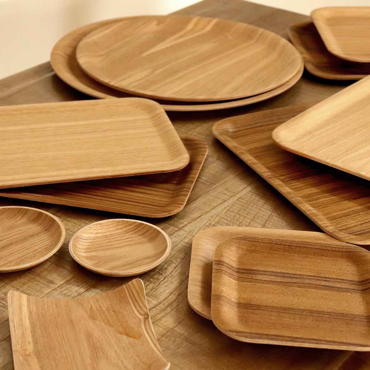 KINTO（キントー） ノンスリップトレイ 430x330mm チーク （ 43X33cm