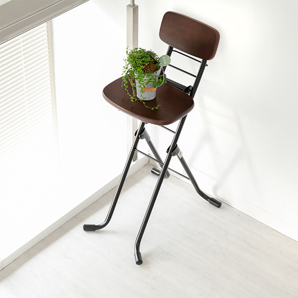 ルネセイコウ 折りたたみ椅子 2脚セット 高さ調節 6段階調節 リリィ