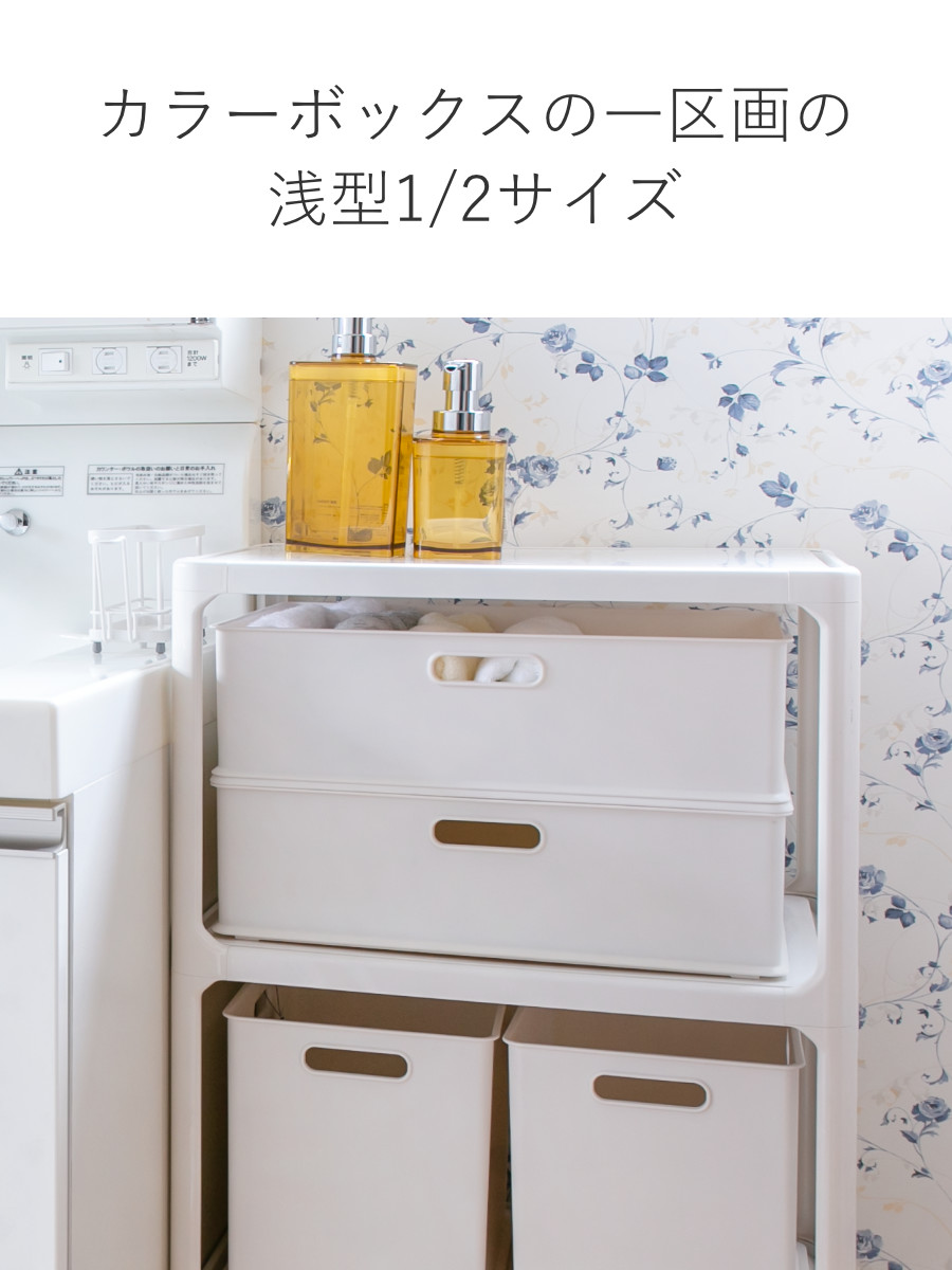SANKA 収納ボックス 収納ケース ナチュラ インボックス M 2個セット