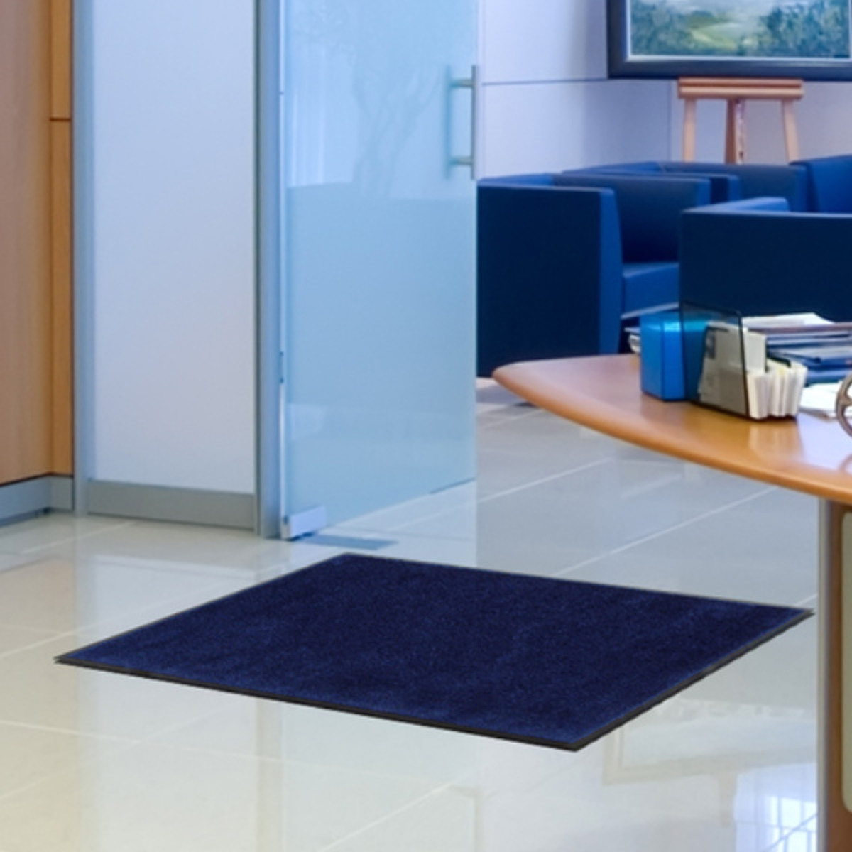 玄関マット 屋内 屋外 業務用 120×225cm スタンダードマットECO 寒色系 オフィス サイズオーダー （ 屋内用 屋外用 除塵 洗える 滑り止め ）_14