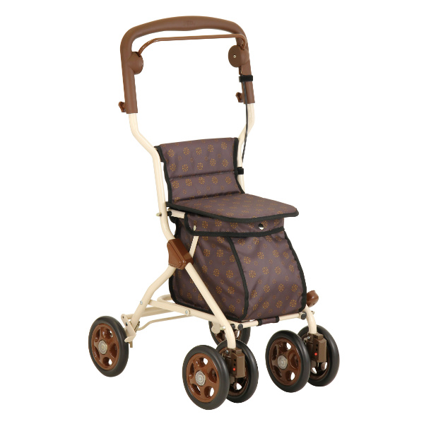 美品 シルバーカー 幸和製作所 手押し車 介護カート 福祉用具 折りたたみ 幸和製作所 シルバーカー コンパクトタイプ シプール 座面付き