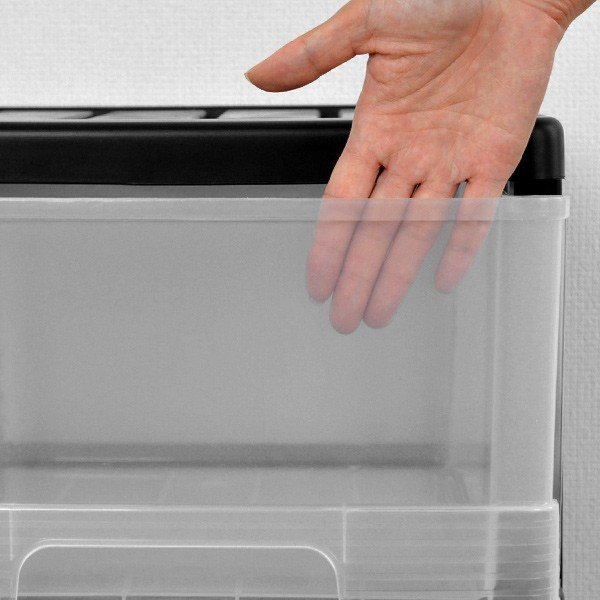 収納ケース 深型 1段 引き出し モノトーンカ...の詳細画像5