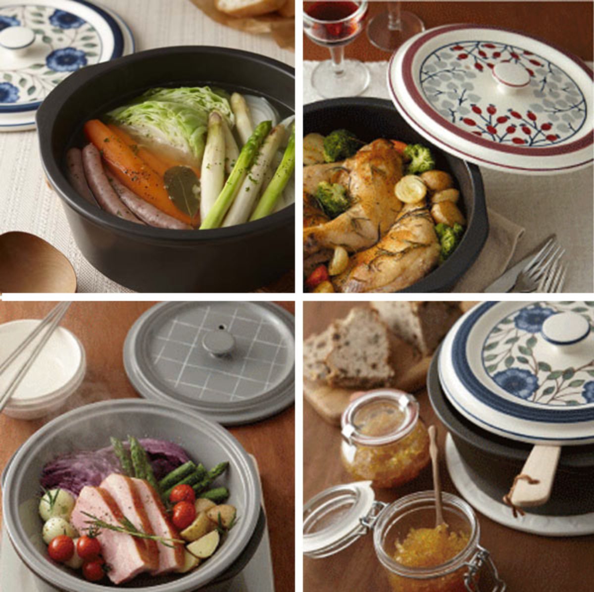 土鍋 7号 IH対応 フォグ サーマテック セラミック製 ミニレシピ付き