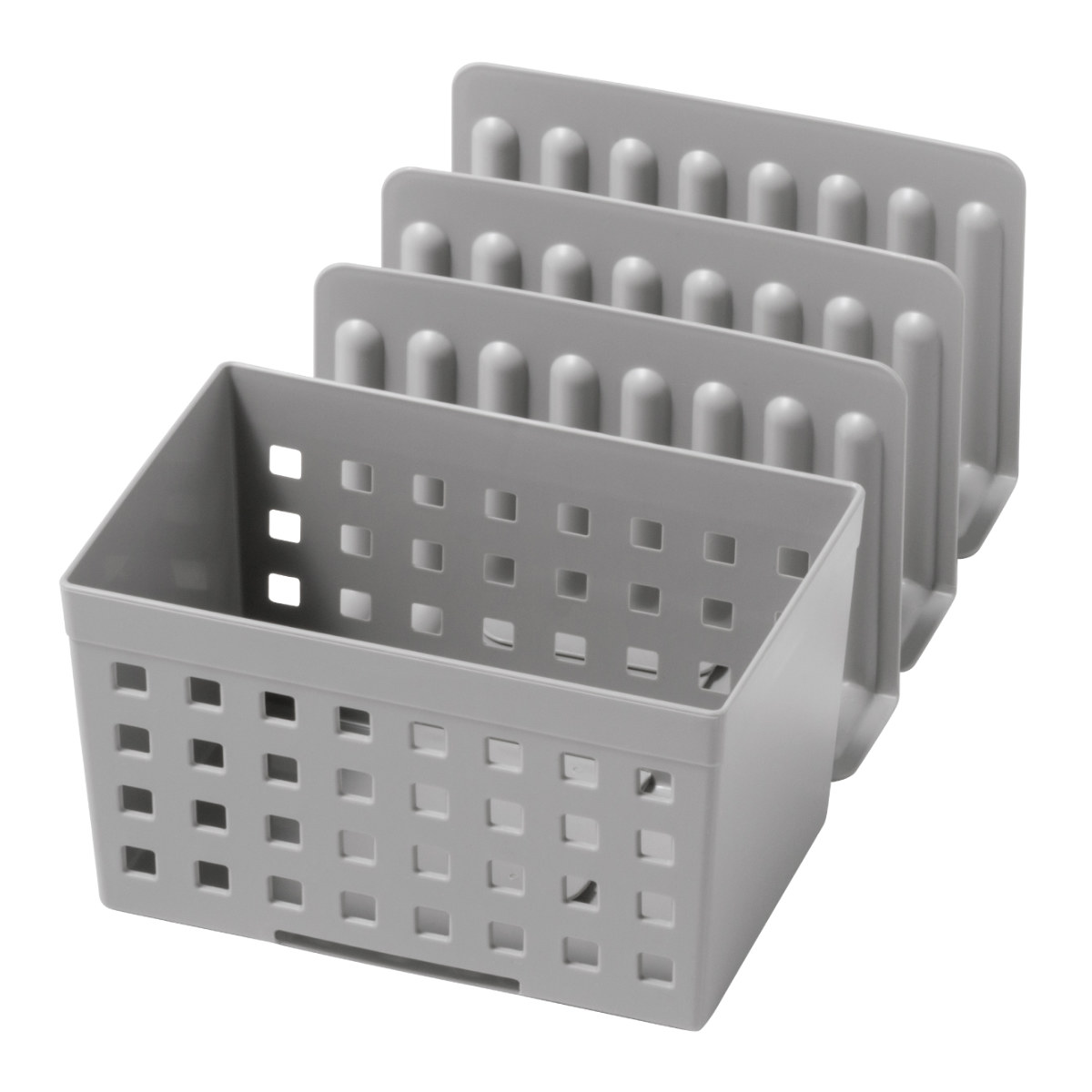 キッチンボックス久々に出品 吉川国工業所 キッチン収納 冷凍庫スタンド ボックス＆仕切り3枚