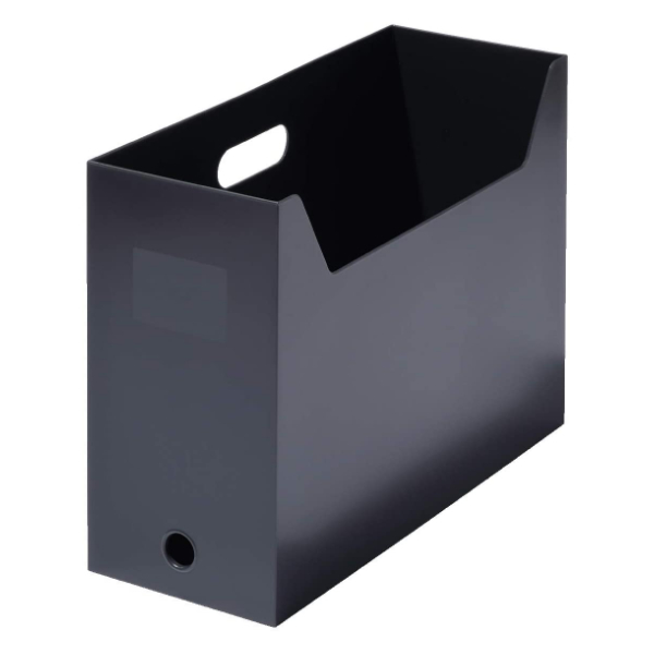 ファイルケース A4 スクエア ワイド 横型 ボックス型 同色4個セット MX-28 （ ファイルボックス ファイルスタンド 書類収納 収納 プラスチック 小物収納 ）｜colorfulbox｜02