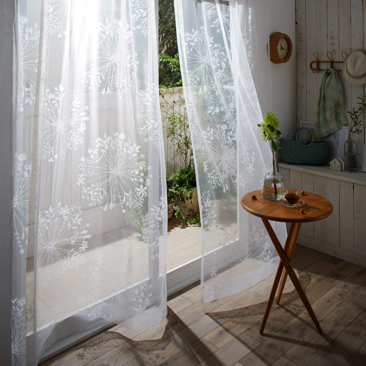 スミノエ レースカーテン KUKKA VOILE クッカボイル 100x133cm
