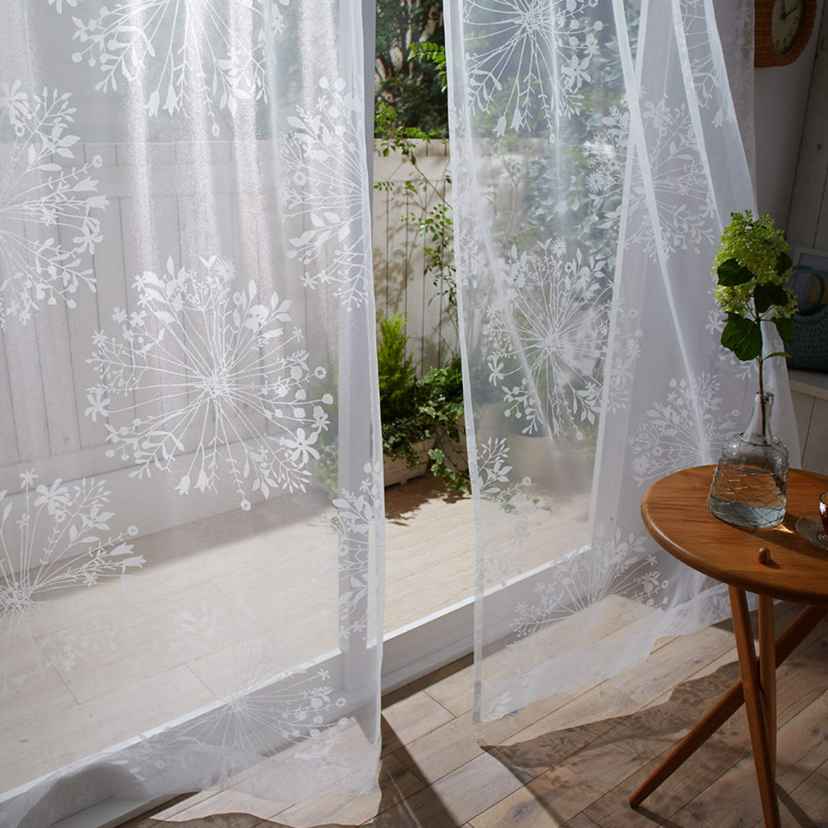 スミノエ レースカーテン KUKKA VOILE クッカボイル 100x133cm