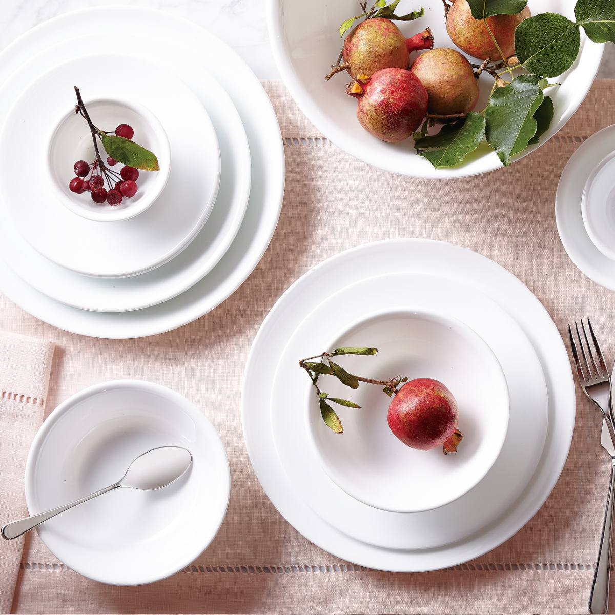 パール金属 ランチプレート 26cm CORELLE コレール ウインターフロスト