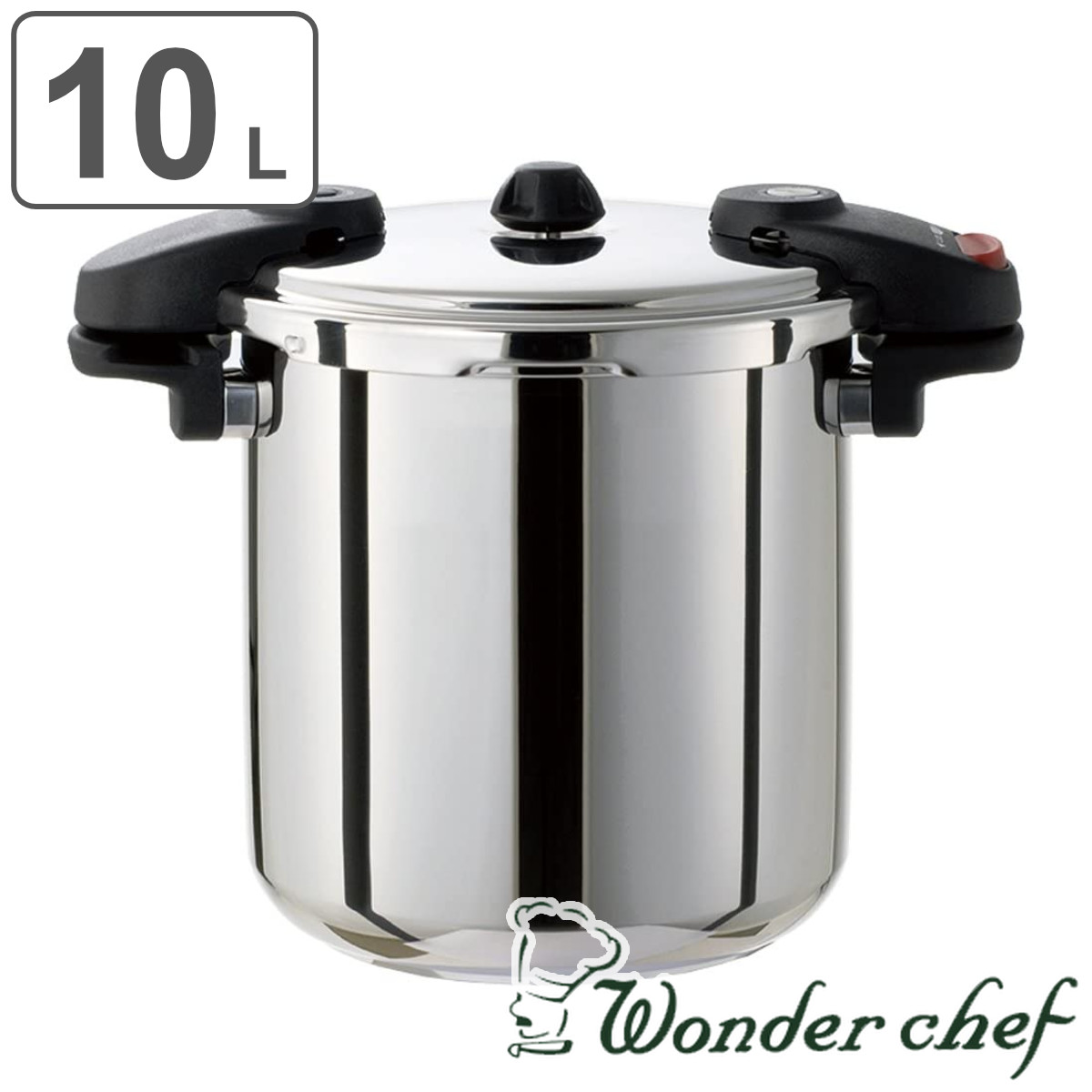 �����_�[�V�F�t ���͓� 10L IH�Ή� �v�� �~�h���T�C�Y �i Wonder chef �K�X�ΑΉ� ���舳�͓� �Ɩ��p �v���p �S�ʎO�w�\�� �j