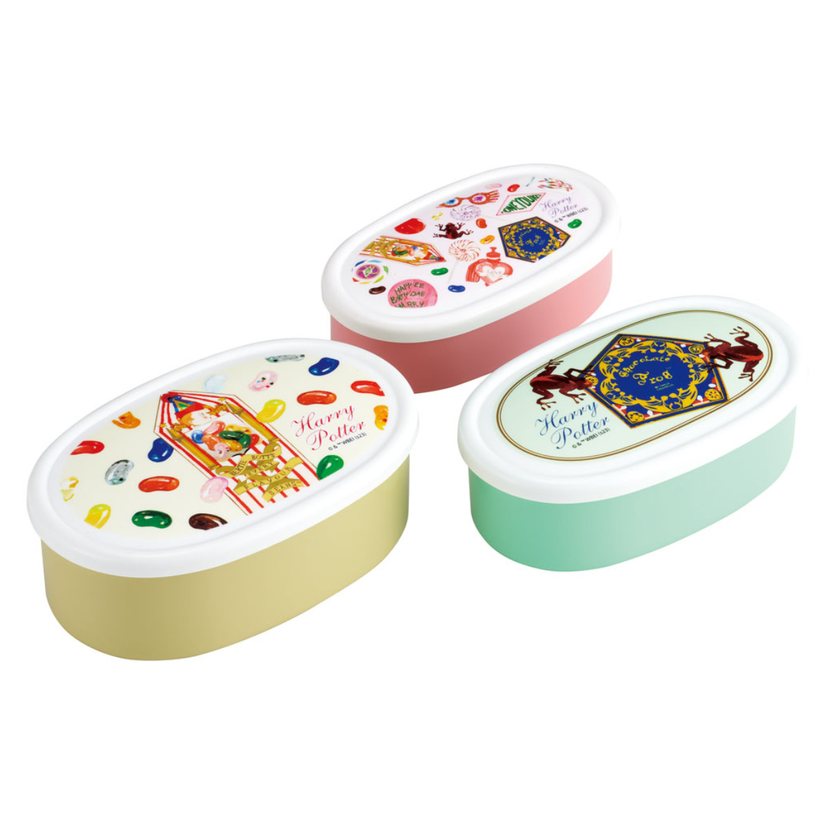 スケーター 弁当箱 3個セット 抗菌シール容器 （ レンジ対応 保存容器