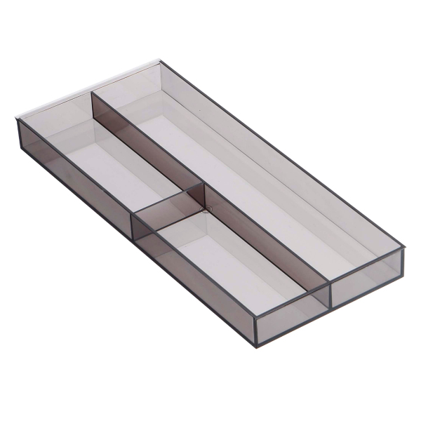 山崎実業 tower 伸縮＆スライド カトラリートレー タワー （ 4903208033824 タワーシリーズ 伸縮＆スライド式 キッチン収納 引き出し収納 ） | tower | 19