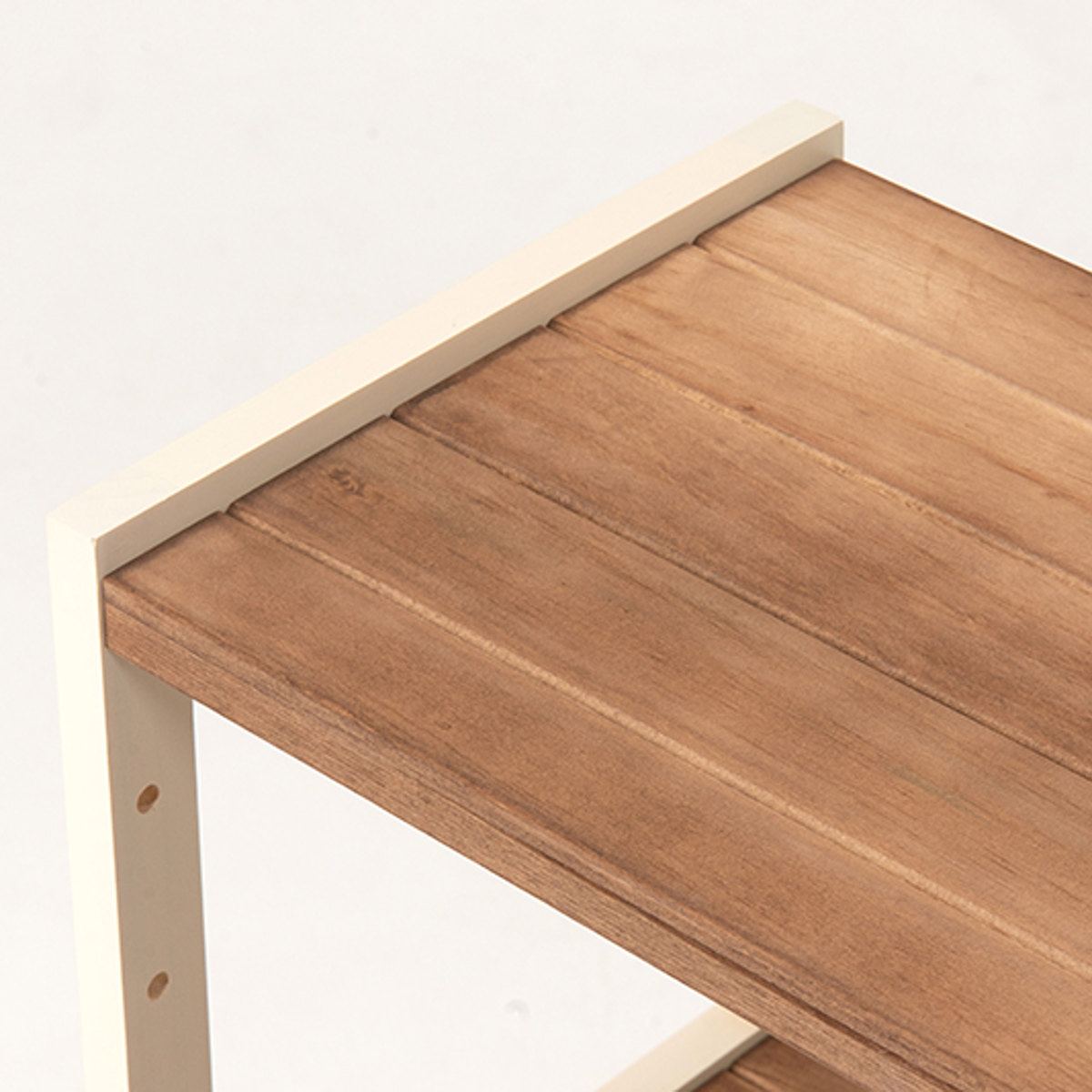 HAGiHARA（萩原） オープンラック 3段 木製 ディスプレイラック ウッド