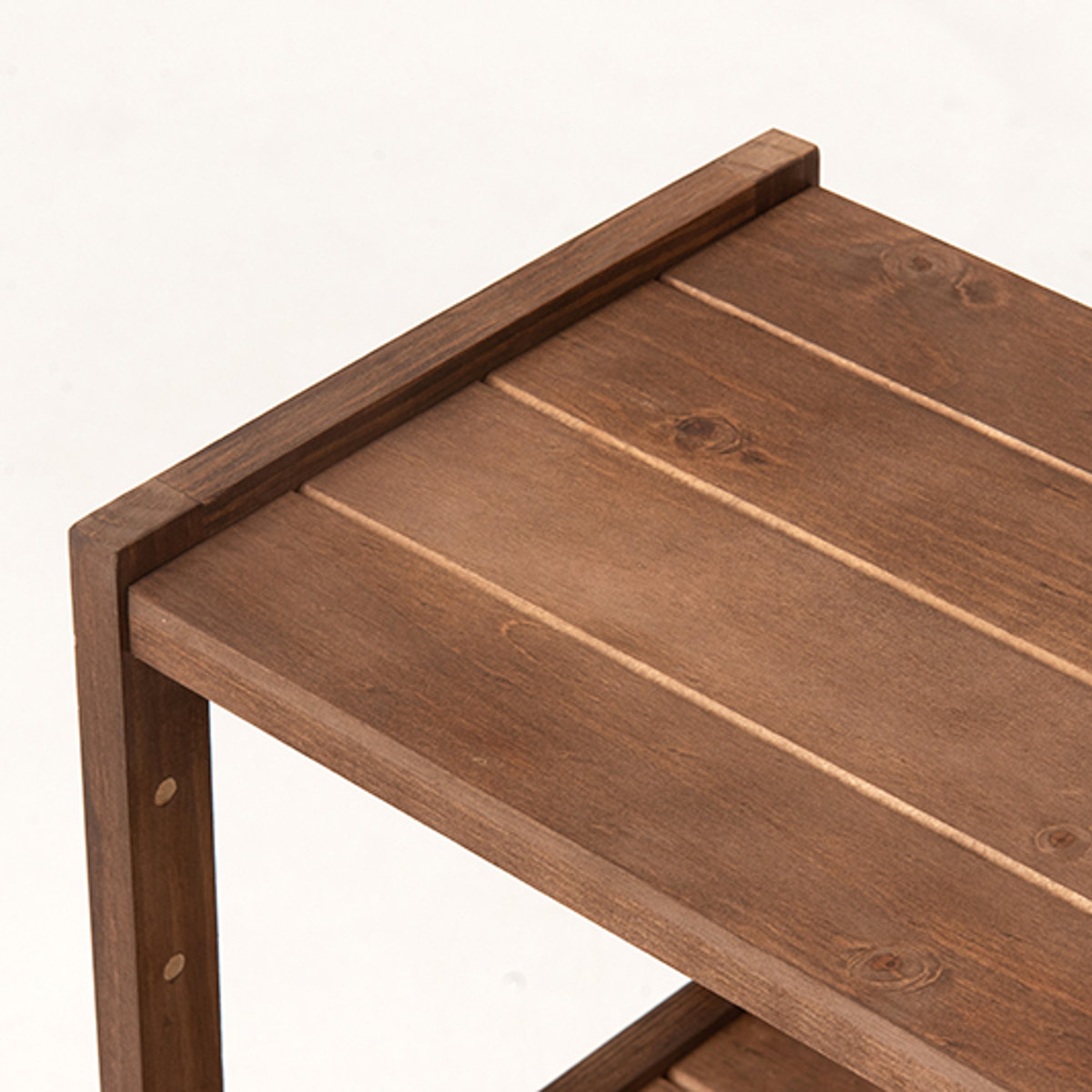 HAGiHARA（萩原） オープンラック 3段 木製 ディスプレイラック ウッド