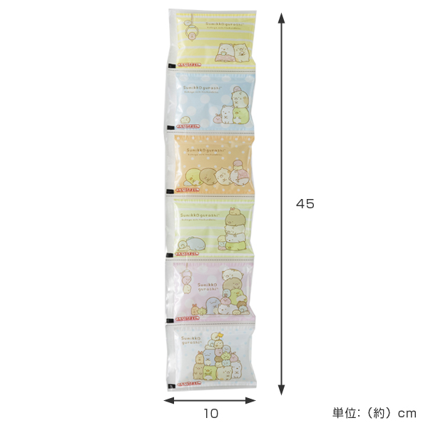 保冷剤 6連パック 子供用 すみっコぐらし キ...の詳細画像2